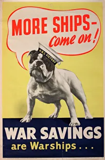 Wartime poster, More Ships Wartime poster, More Ships
