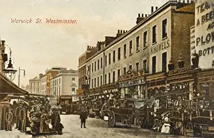 Warwick Way, Pimlico: Vintage London Street Market Print