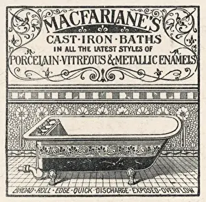 MacFarlanes Cast Iron Bath Print