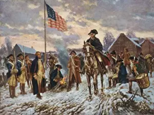 Washington at Valley Forge Print by Gilbert Stuart