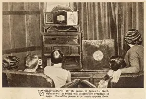 John Logie Baird Prints: Watching Bairds Device