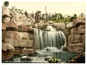 Nostalgic English Landscapes Prints: The waterfall, Ramsgate, England
