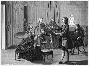 Watson's Experiment: Human Body Electrical Machine Print