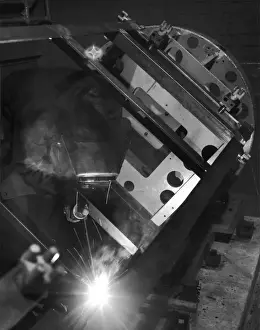 Heinz Zinram Photography Prints: Welder using an Oxyacetylene Torch