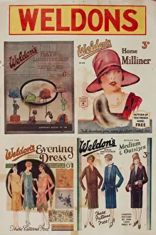 Vintage Millinery Designs Prints: Weldons clothing patterns
