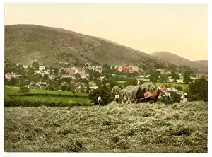 Prints of Wells, Malvern, England. Date between ca. 1890 and ca. 1900 Well Prints: Malvern Wells Print, England, Late 19th Century