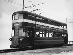 Wales Largest Double-Decker Tram Print