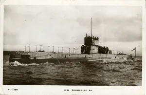 HM Submarine E4 Print, Harwich, Essex England