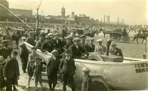 Sea Car Print, Skegness Beach, Lincolnshire