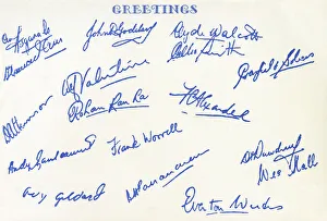 West Indies Cricket Team - 1957 Tour - Signatures West Indies Cricket Team - 1957 Tour - Signatures