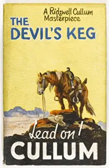 Antique Print Collectors Item Prints: Western - Devils Keg