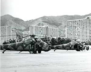 Westland Wessex HC2s, XR527 and XR588, of No28 Squadron ? Westland Wessex HC2s, XR527 and XR588, of No28 Squadron ?