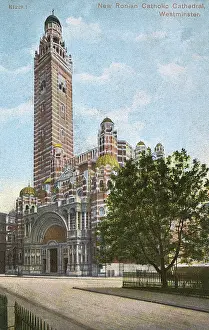 London England Landmarks Prints: Westminster Cathedral / Pc