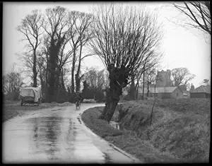 Cycling In England Prints: Wet Easter Weather