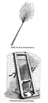 Whip and Whipping Post at Wandsworth Prison Whip and Whipping Post at Wandsworth Prison