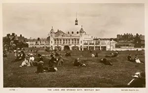 Whitley Bay Print circa 1914: The Links and Spanish City