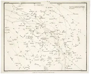 Antique Astronomy Prints: Whittaker Star Map 29