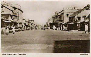 Wilberforce Street, Freetown, Sierra Leone, West Africa Wilberforce Street, Freetown, Sierra Leone, West Africa