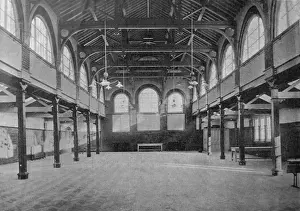 Poor Law Institutions UK Prints: Willesden Workhouse Dining Hall
