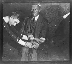 Austrian Medium Willi Schneider in Séance Print