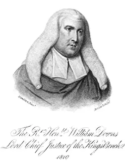 British Justice System History Prints: William Downs, Judge
