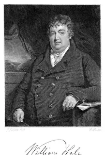 Prints of WILLIAM HALE Well-fed resident of Kings Walden, Hertfordshire, with his autograph Date: 1749 - 1829 Hertfordshire Prints: William Hale Print: Well-fed Resident of Kings Walden