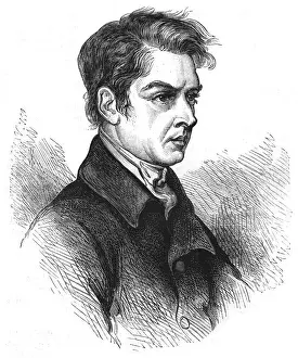 Prints of (1778-1830). An English essayist, drama and literary critic, painter, social commentator, and philosopher. Date: 19th century William Hazlitt Prints: William Hazlitt 19th Century Print