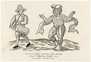 William Kemp Print: English Actor and Dancer in Comic Roles