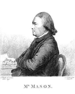 William Mason Print, English churchman and composer