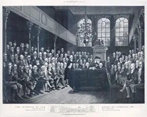 William Pitt the Younger addressing Parliament William Pitt the Younger addressing Parliament