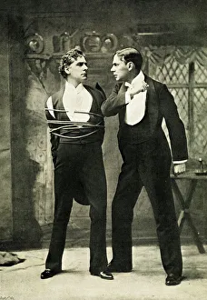 William Terriss and W L Abingdon in The Fatal Card William Terriss and W L Abingdon in The Fatal Card