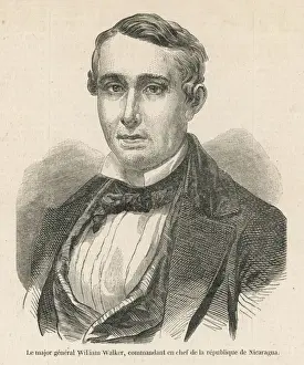 Prints of WILLIAM WALKER American adventurer President of Nicaragua finally shot after a remarkable career Related Prints: William Walker Print, a photograph of the American adventurer