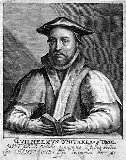 William Whitaker English Calvinist Master Print 1548-1595