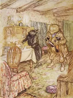 Wind In The Willows Prints: Willows Print: Rat & Beer Rat and Mole, 1908
