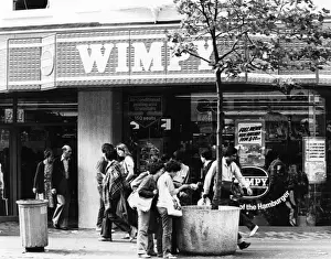 Oxford Street London Prints: WIMPY CAFE
