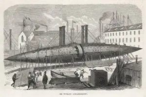 British Maritime History Images Prints: Winans Cigar-Ship