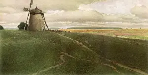 Windmill Landscape Prints: Windmill in Landscape