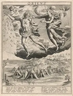 Classical Historical Art Prints: Four Winds - East