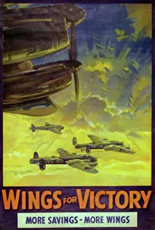 Recruitment Prints: Wings For Victory Print: Saving for the RAF