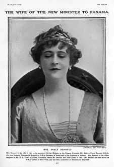 Winifred Bennett, Mistress of General Sir John French Print 1919