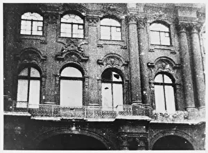 October Revolution History Prints: Winter Palace Damage