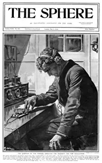 Early Wireless Technology Prints: A wireless operator