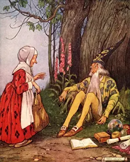 Historical Art Prints Online Prints: Are you not the wise man of the woods_