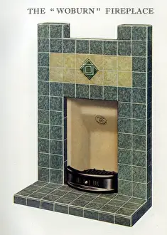 The Woburn Fireplace Print, circa 1927