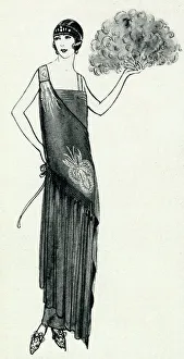 Woman in flapper dress 1923 Woman in flapper dress 1923