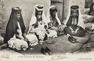 Women of the Ouled-Nails resting, Algeria Women of the Ouled-Nails resting, Algeria