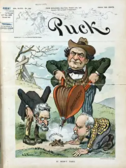 William Jennings Bryan Cartoon Prints: It won t take