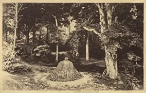 Charcoal Burning Process Prints: Wood Stack for Charcoal Burning