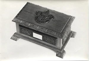 Wooden casket, Freedom of Town of St Louis, Mauritius Wooden casket, Freedom of Town of St Louis, Mauritius