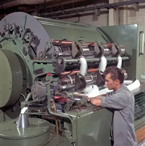 Patons And Baldwins Factory Prints: Wool processing - Patons & Baldwins
